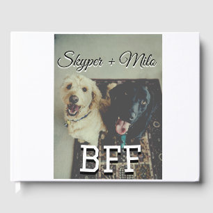 Livro De Visitas Pet Frities adiciona nome e foto animal amor