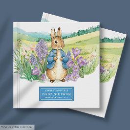 Livro De Visitas Peter Rabbit Chá de fraldas Guest Book Boy