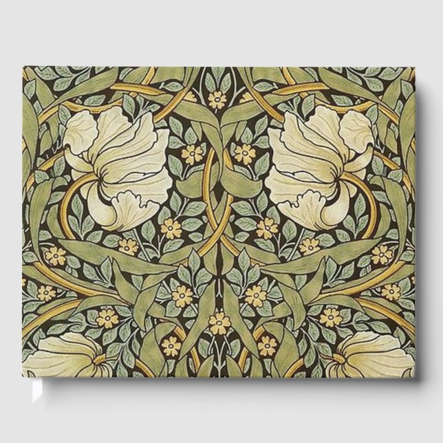 Livro De Visitas Pimpernel William Morris (Frente)