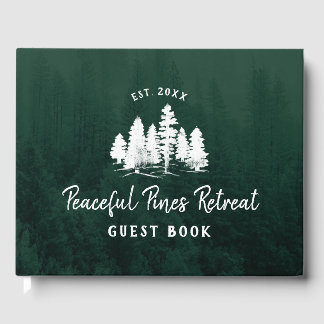 Livro De Visitas Pine Árvores Verdes Residências de Convidados