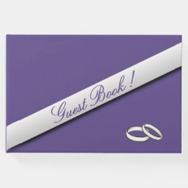 Livro De Visitas Plum Wedding