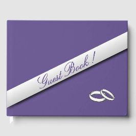 Livro De Visitas Plum Wedding