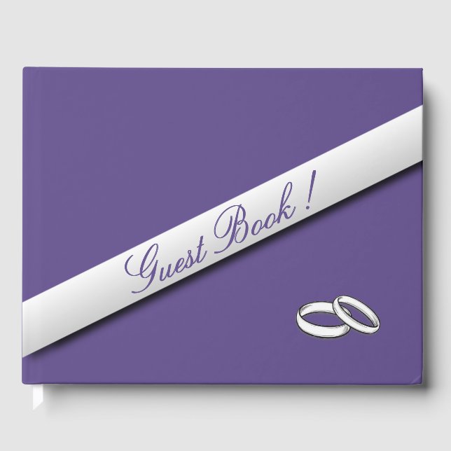 Livro De Visitas Plum Wedding (Frente)