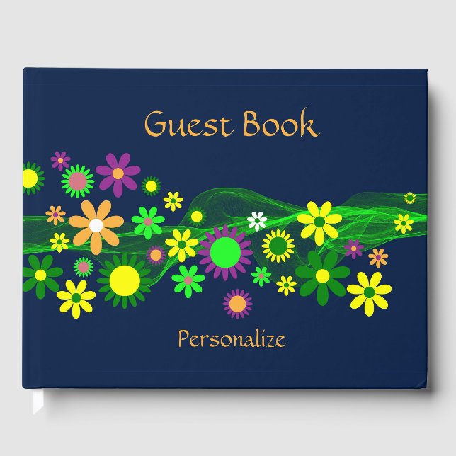 Livro De Visitas Poder das Flores  Personalize (Frente)