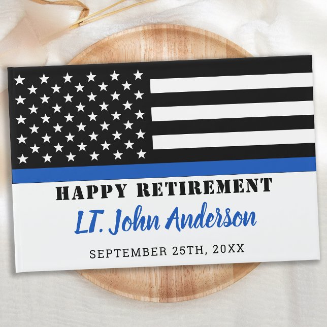 Livro De Visitas Polícia de Linha Azul Fino da Polícia (Criador carregado)