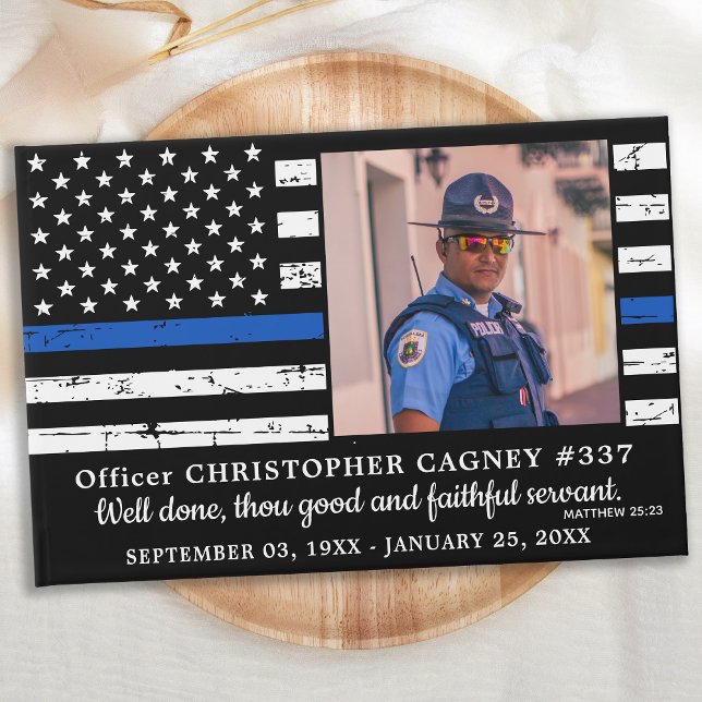 Livro De Visitas Policial Memorial Thin Blue Line Foto (Criador carregado)