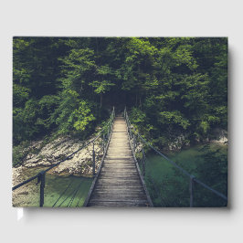 Livro De Visitas Ponte de suspensão simples rio Idrijca, Eslovênia