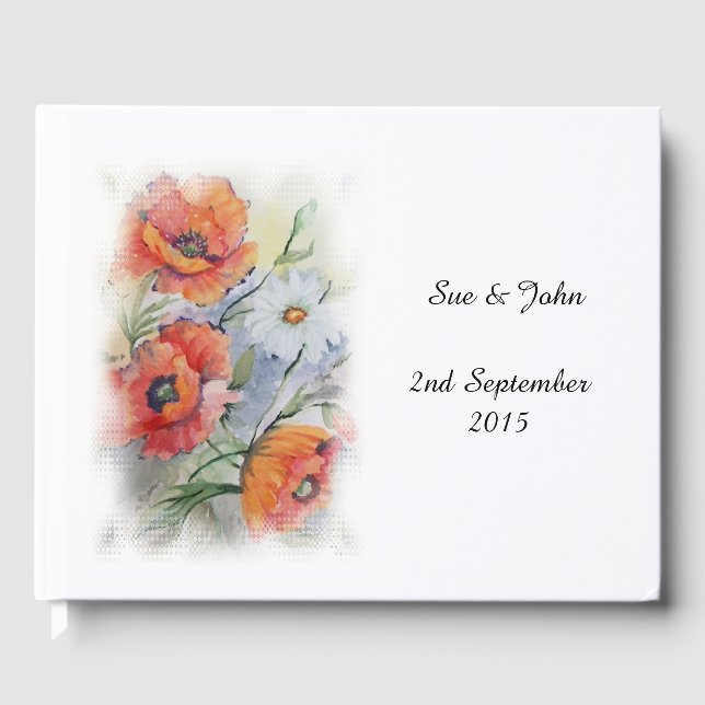 Livro De Visitas Poppies (Frente)