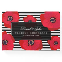 Poppies & Stripes - Casamento Preto e Vermelho