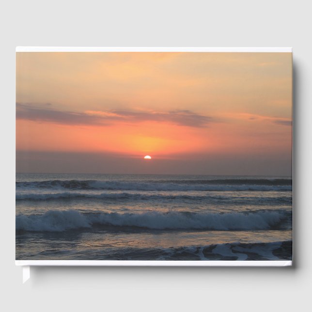 Livro De Visitas pôr do sol tropical (Frente)