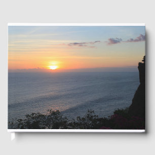 Livro De Visitas pôr do sol tropical