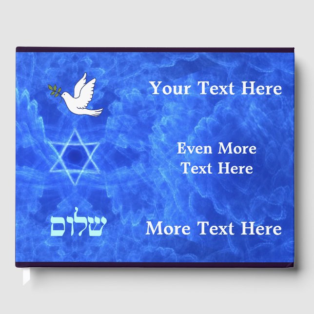 Livro De Visitas Porta - Shalom (Frente)