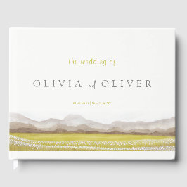 Livro De Visitas Pradarias no Bloom Weding Guest Book