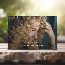 Livro De Visitas Presente de Foto Memorial Moderna