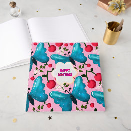 Livro De Visitas Presente personalizado e customizado de borboleta