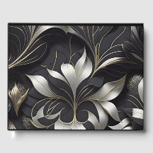 Livro de Visitas Preto Moderno