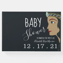 Livro De Visitas Princesa Chá de fraldas Azul