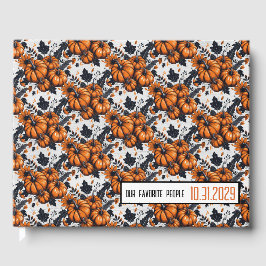 Livro De Visitas Pumpkins bonito