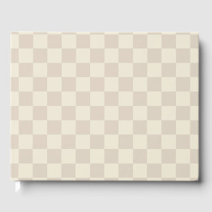 Livro De Visitas Quadro de controlo branco claro, castanho e esbran