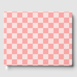 Livro De Visitas Quadro de verificação rosa