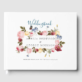 Livro De Visitas Quadro Floral