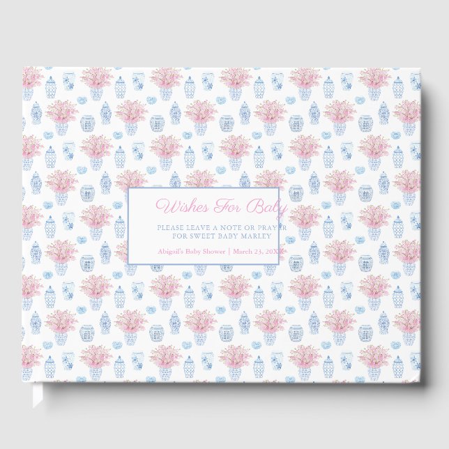 Livro De Visitas Queijos Cor-De-Rosa Azul Chinês, Cor-De-Rosa, Quer (Frente)