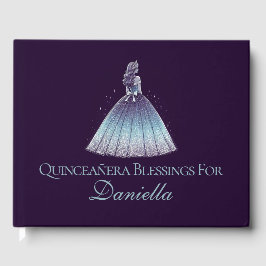 Livro De Visitas Quinceañera Roxo