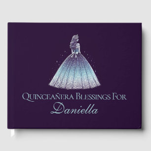 Livro De Visitas Quinceañera Roxo
