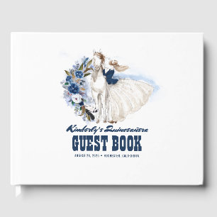 Livro De Visitas Quinceanera Western Country Guest Book