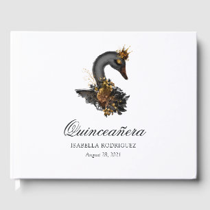 Livro De Visitas Quinze Anos Cisne Negro