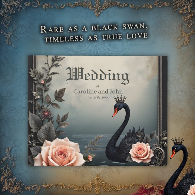 Livro De Visitas Rare as a black swan, timeless as true love.  (Criador carregado)