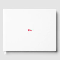 Red Hot Love Typografia Weding Guest Book