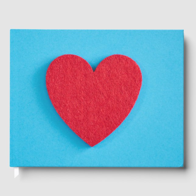 Livro De Visitas Red Love Heart (Frente)
