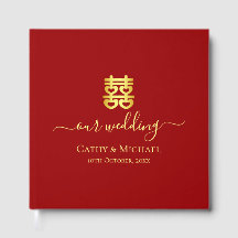 Red Vintage, coração de casamento chinês dupla fel