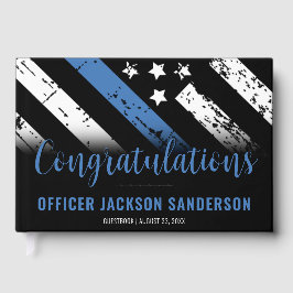 Livro De Visitas Reforma da Polícia de Polícia da Linha Azul-fina