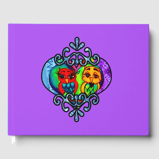 Livro De Visitas Regal Love Owls (Frente)