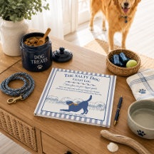Registro de Hóspedes Personalizado Salty Dog Beach