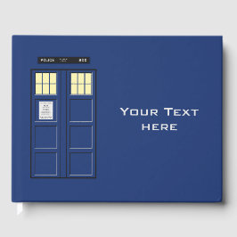 Livro De Visitas Reino Unido - Blue Police Call Box 1