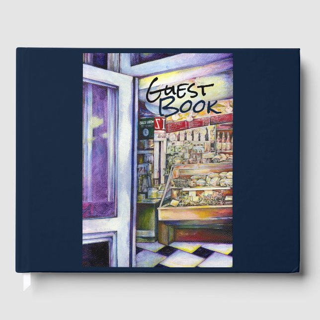 Livro De Visitas Respire frio em um Deli quente (Frente)