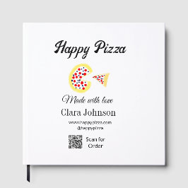 Livro De Visitas Restaurante de pizza café pizzaria digitalize códi