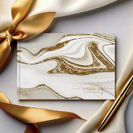 Livro De Visitas Resumen Purpurina Strata Boda Ivory ID903