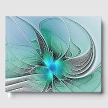 Resumo Com Azul, Arte Fractal Moderna