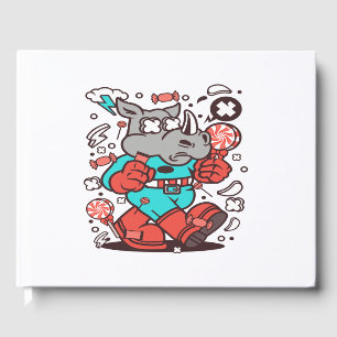 Livro De Visitas Rhino Super Candy