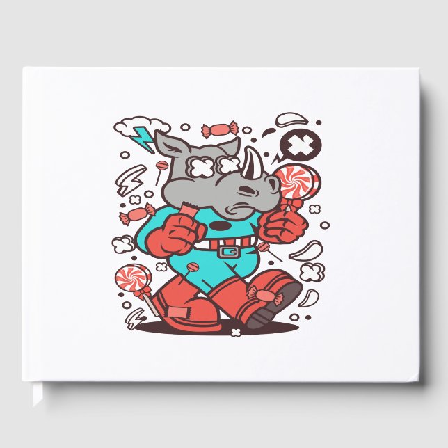 Livro De Visitas Rhino Super Candy (Frente)