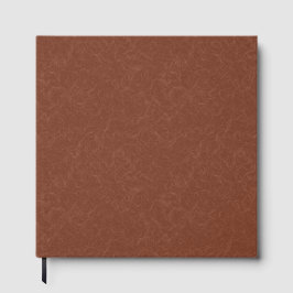 Livro De Visitas Rich brown  textured swirling  pattern