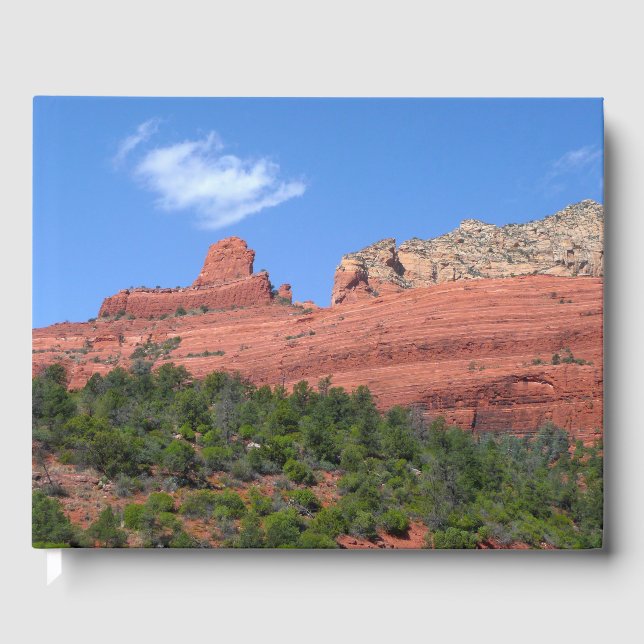 Livro De Visitas Rocha a vapor em fotografia de Arizona de Sedona (Frente)
