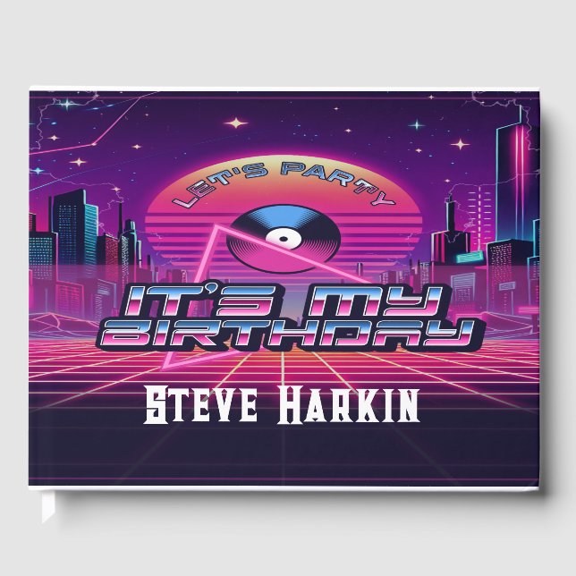 Livro De Visitas Rockin Vaporwave (Frente)