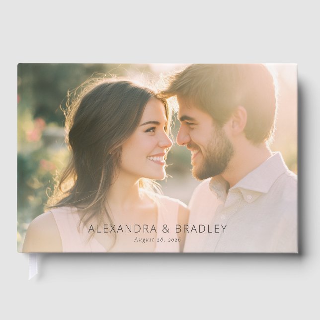 Livro De Visitas Romantic Warm Photo (Frente)