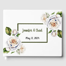 Livro de Visitas Rosa Branca