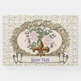 Livro De Visitas Rosa Guest Book